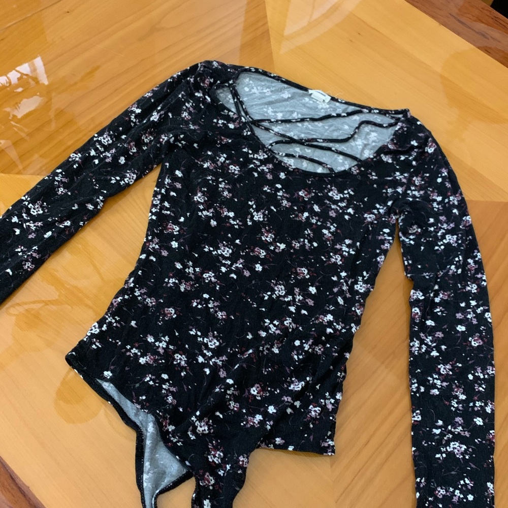 Garage floral bodysuit